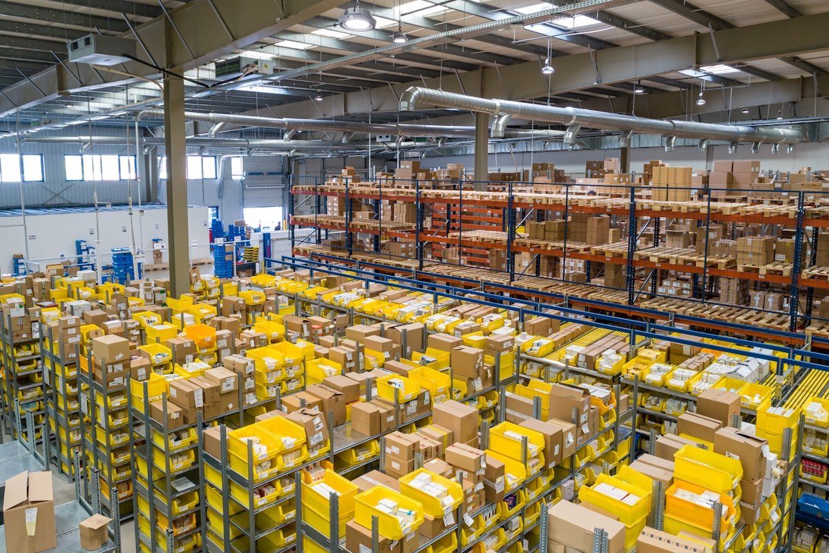 Warehouse team coordinating freight operations